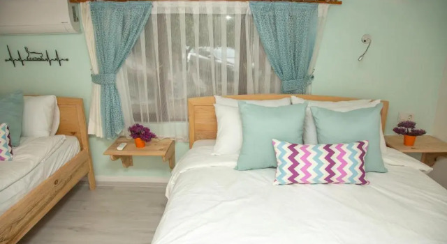 Трёхместный номер Standard с видом на море Kara Kedi Beach Bungalow
