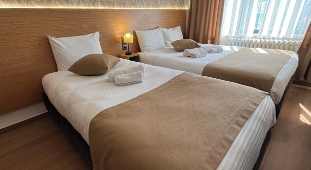 Двухместный номер Standard с видом на город Hotel Gazi̇