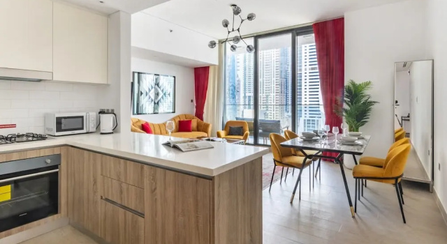 Апартаменты Business с 2 комнатами Liv Residence Marina View 2 Bedroom