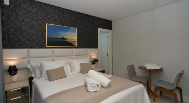 Двухместный номер Deluxe с балконом и с видом на море Hospedaria Home Suites Mariscal