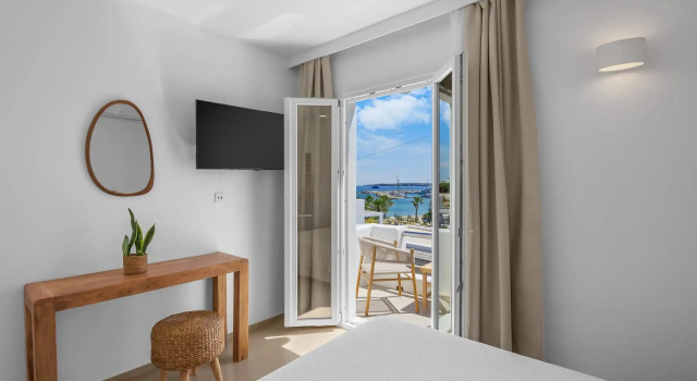 Полулюкс с балконом и с видом на море Paliomylos Spa Hotel