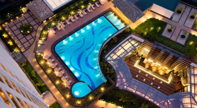 Четырёхместный номер Standard Bengaluru Marriott Hotel Whitefield