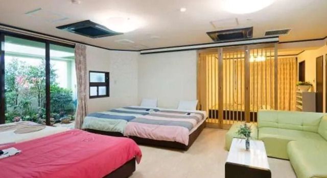 Семейный номер Standard с видом на сад Hotel Taihei