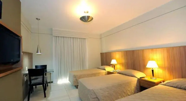 Трёхместный номер Standard с балконом и oceanfront Afago Mareiro Hotel