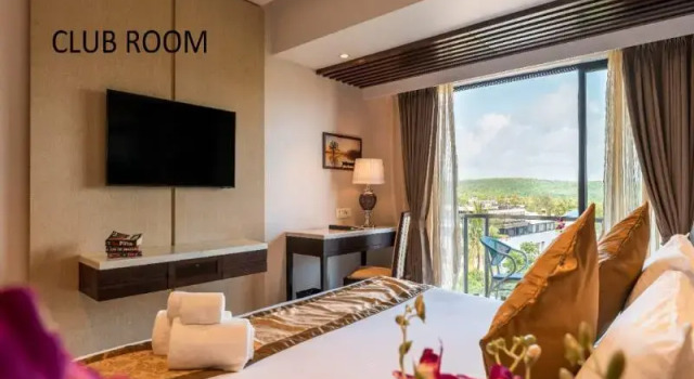 Двухместный клубный номер Standard с балконом и с видом на город Regenta Central Imperial Candolim Goa