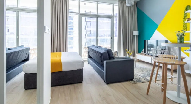 Ultramodern Studio With Sublime Decors in Dubai Marina, Забронировать Апартаменты/квартира Апартаменты Эмирата Дубая, рядом с Dubai Marina Yacht Club, Апартаменты/квартира