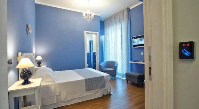 Deluxe dobbelt værelse med altan med havudsigt B&B del Corso