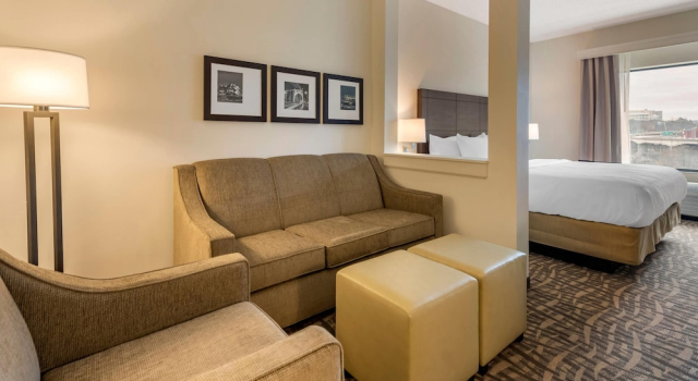 Двухместный люкс Comfort Inn & Suites Pittsburgh-Northshore