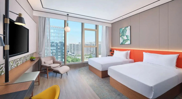 Двухместный номер Standard Hilton Garden Inn Hangzhou Xixi Zijingang