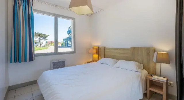 Апартаменты c 1 комнатой с красивым видом из окна Résidence Odalys Valentin plage