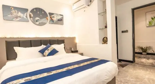 Кровать в общем номере Guangzhou Conghua Biquan Yashe Homestay