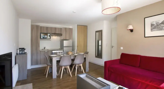 Апартаменты с 2 комнатами с балконом Résidence Odalys Les Balcons dAuréa