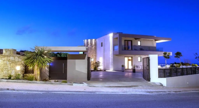 Orama Luxury Villa 4 Bedrooms with Private Pool, Забронировать Вилла Пископианон 
