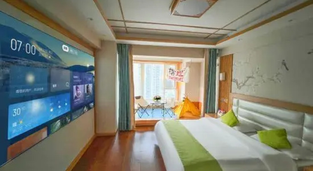 Место под палатку Muhai Lvsu Seaview Apartment (Development Zone Shibeiwan Water Park Branch)