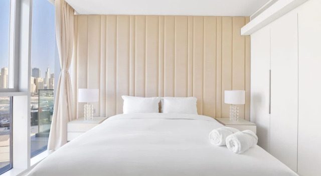 Most beautiful 3BR in BLUEWATERS Dubai, Забронировать Апартаменты/квартира Отели Эмирата Дубая с парковкой, рядом с Jumeirah Beach Residence Tram Station 2, Парковка