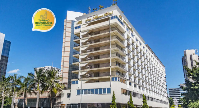 San Marco Hotel Brasília, Забронировать Отель Отели Бразилиа с завтраком, рядом с Торговый центр Conjunto Nacional, Завтраки