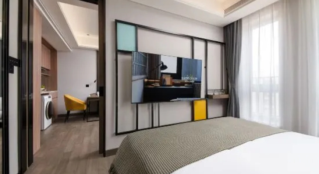 Люкс Deluxe Shanghai Jiading New Town Suisse Place Apartment Hotel