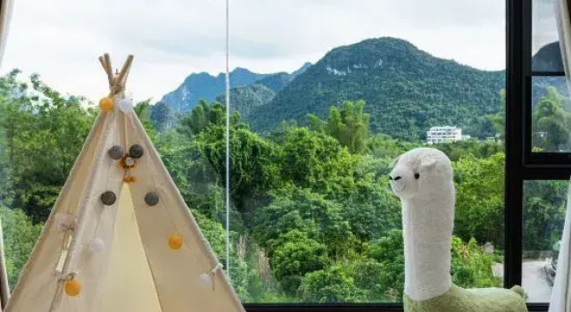 Семейный тент Yangshuo Yu'an Homestay (Yulong River Ten Mile Gallery Store)