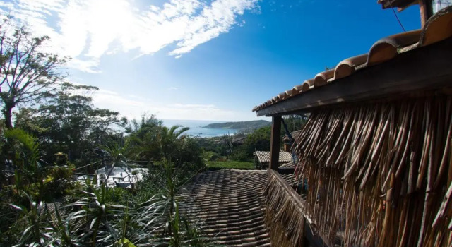Полулюкс с видом на океан Pousada Vigia Das Marés - Vista para o mar, localizada no Caminho do Rei, parte mais nobre da Praia do Rosa