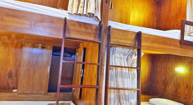 Кровать в общем номере The LODGE BKK Hostel