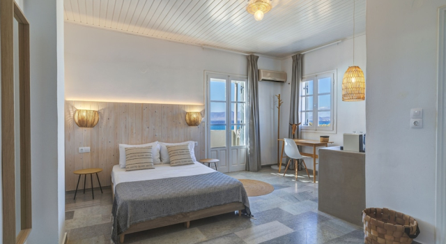Двухместный номер Standard с балконом и с видом на море Thalassa Naxos