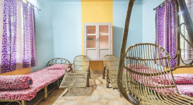 GuestHouser 2 BHK Cottage e446, Забронировать Дом для отпуска Виллы Пондичерри, Вилла