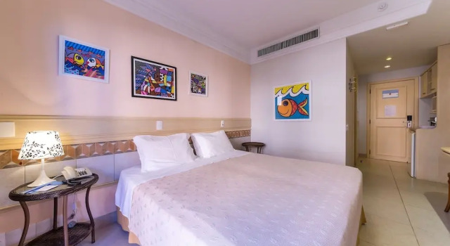Студия Estúdios Modernos em Resort pé na areia - Jurerê Beach Village JBVJR