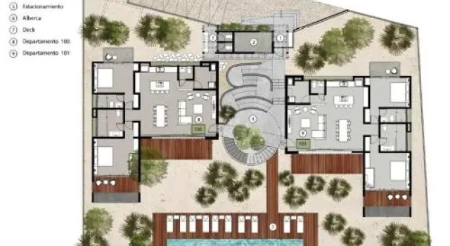 Tulsayab Luxury Development, Rezervovat Apartmánový hotel Tancah Quintana Roo