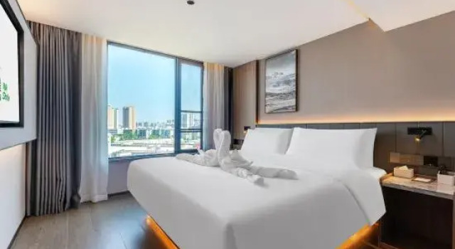 Люкс Deluxe Jinjiang Inn Fashion Hotel (Haikou East High-Speed Railway Station Longhu Tianjie Branch)