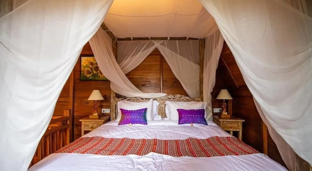 The Jungle Villa, Rezervovat Vila Chaty v Bali, Chalupa
