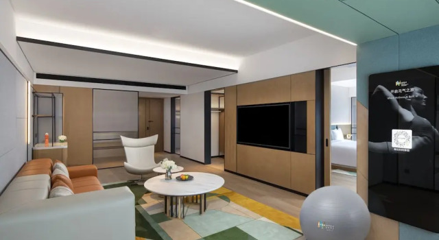 Одноместный люкс с видом на город EVEN Chengdu Jinniu by IHG