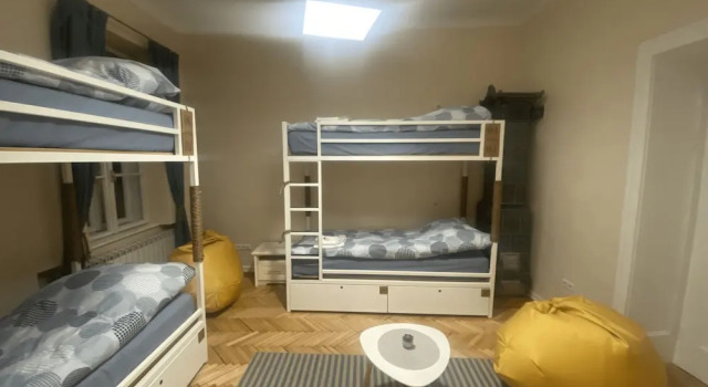 Кровать в общем номере FG Boutique Hostel