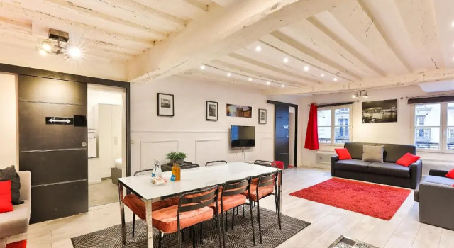 Апартаменты 100 - Luxury 2 Bedroom - Beaubourg Marais