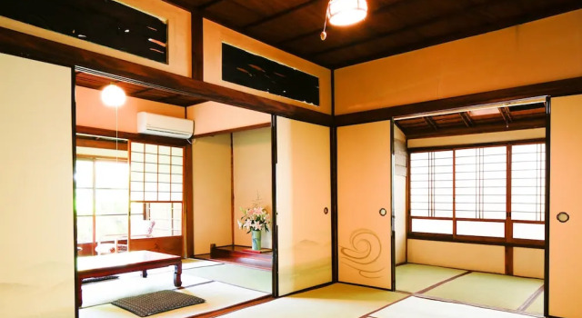 Люкс с видом на сад Hinode Ryokan