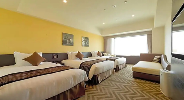 Четырёхместный номер Standard Floor с видом на парк The Park Front Hotel at Universal Studios Japan