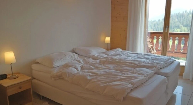 Апартаменты с 3 комнатами с балконом и с видом на горы Appartement Esserts A42