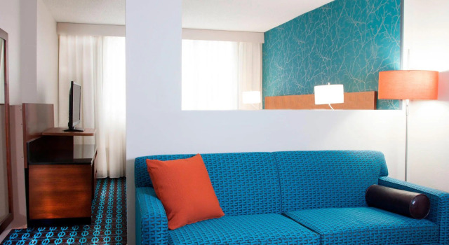 Двухместная студия Fairfield Inn & Suites by Marriott Charlotte Uptown