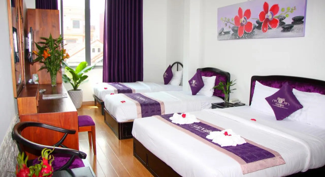 Трёхместный номер Deluxe Eden Hue Hotel