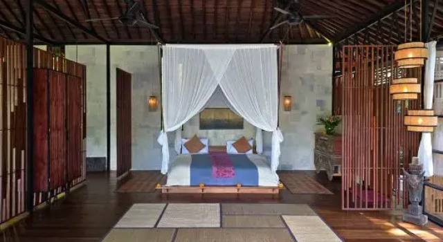 Семейный люкс Joglo 4 Villa Mahadevi with Pool - Jungle near Ubud