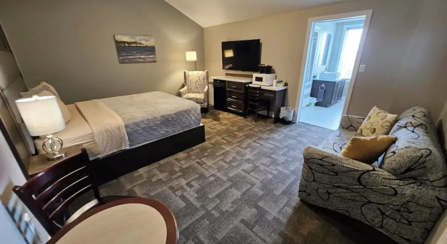 Двухместный люкс Luxury с частичным видом на океан Newfound Inn and Suites