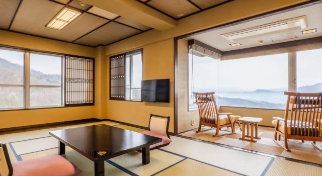 Номер Superior с видом на горы Kishigon Ryokan