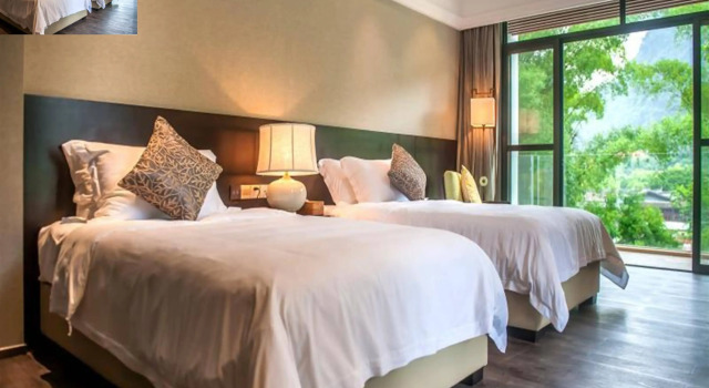 Courtyard Hotel - Yulong River Branch, Rezerwuj Hotel Hotele w Yangshuo z parkingiem, Parking