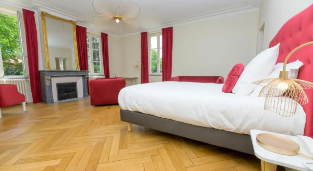 Номер Deluxe Logis HOTEL DU PARC