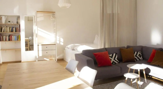 Апартаменты Central modern garden-apartment next to Belvedere Palace