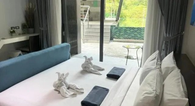 ET214 - pool access studio, quiet Patong area