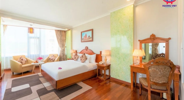 Двухместный номер Deluxe с видом на гавань Huong Viet Hotel Quy Nhon - Beachfront