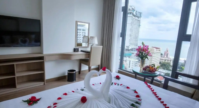 Двухместный номер Deluxe с видом на море Sata Hotel