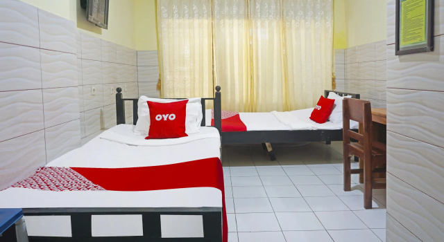 Deluxe Twin room Hotel O Putih Mulia Homestay Syariah