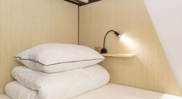 Кровать в общем номере LiuHe Youth Hostel Chongqing