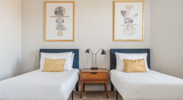 Апартаменты Comfort с 2 комнатами с балконом Kasa Dilworth Charlotte